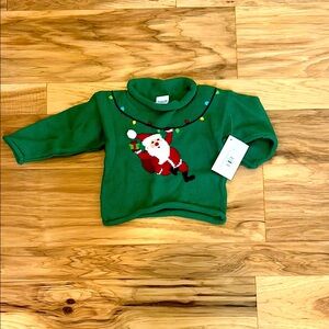 Green Santa Sweater